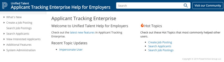 Sample of new online help