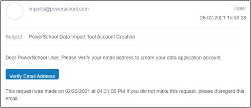 Verification Email